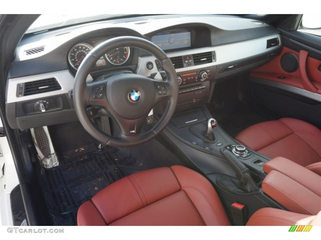 Fox Red Interior 2013 BMW M3 Convertible Photo #96932788