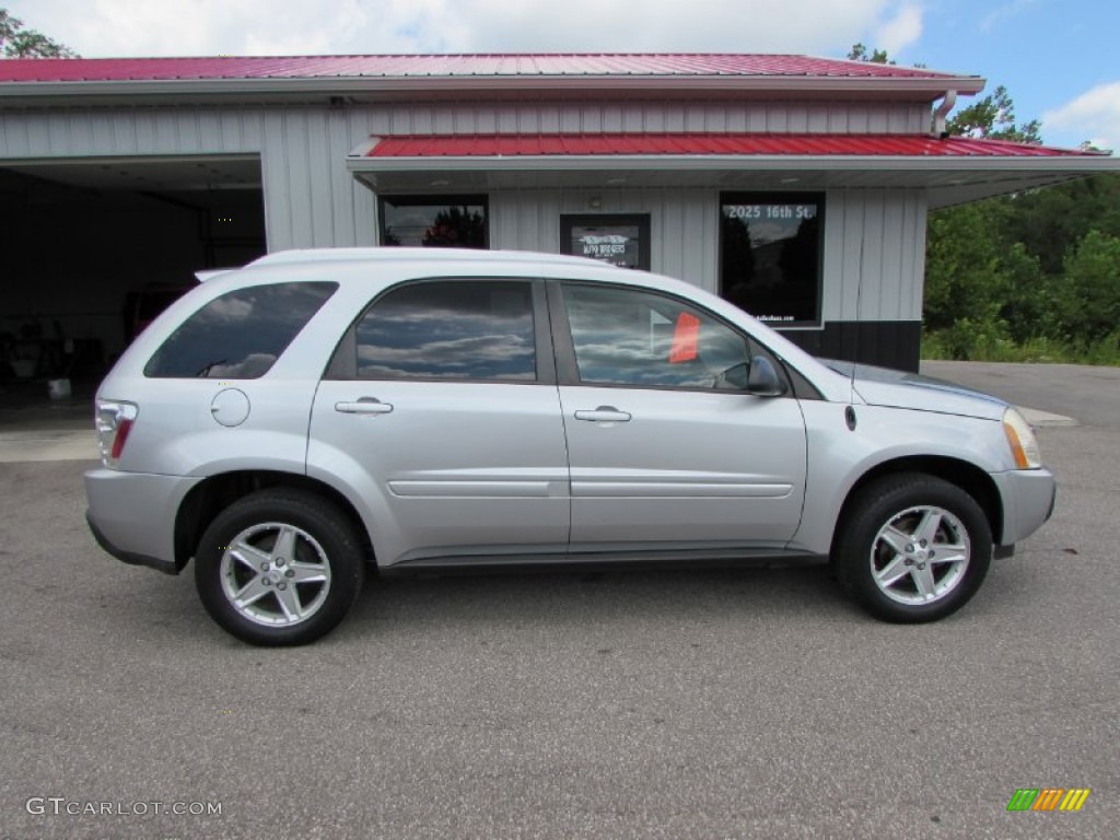 2005 Equinox LT AWD - Galaxy Silver Metallic / Light Gray photo #2