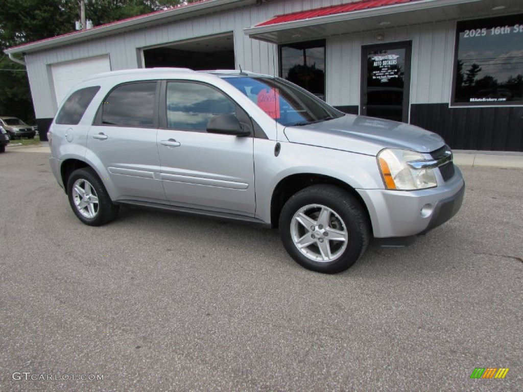 2005 Equinox LT AWD - Galaxy Silver Metallic / Light Gray photo #7