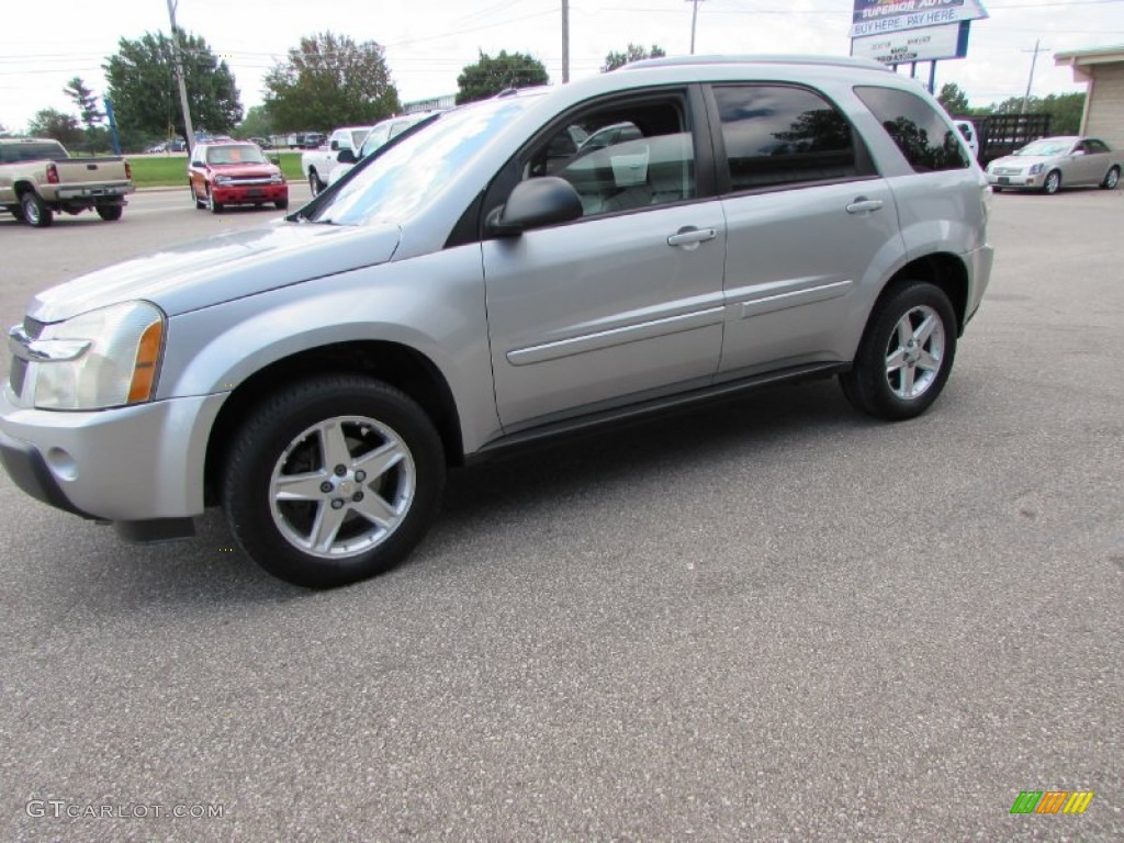 2005 Equinox LT AWD - Galaxy Silver Metallic / Light Gray photo #8