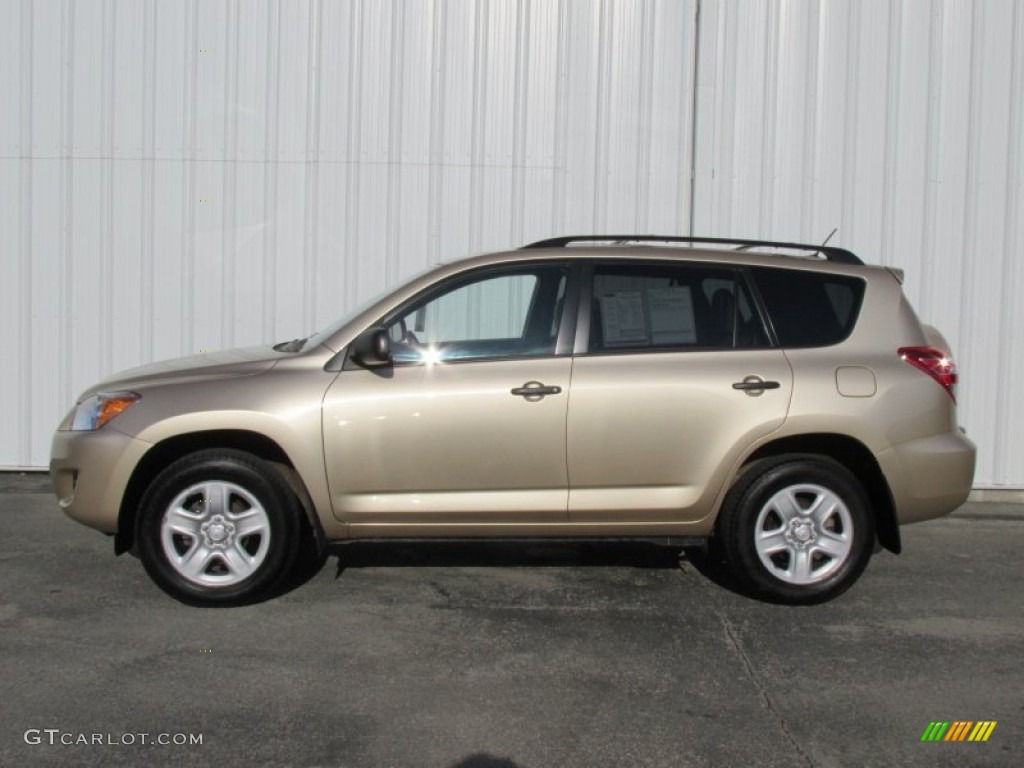 Sandy Beach Metallic 2012 Toyota RAV4 I4 4WD Exterior Photo #96934348