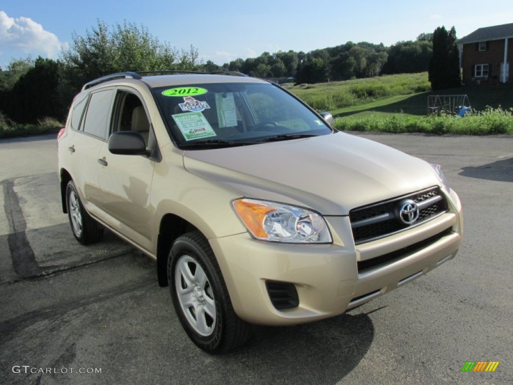 Sandy Beach Metallic 2012 Toyota RAV4 I4 4WD Exterior Photo #96934462