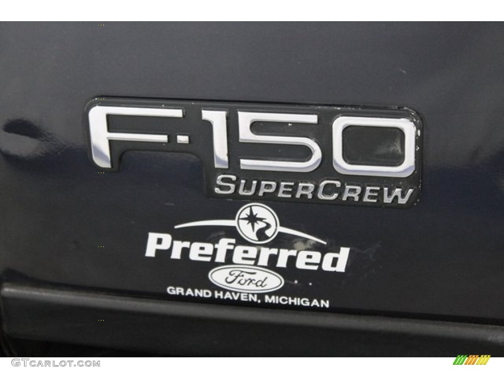 2001 F150 Lariat SuperCrew 4x4 - Charcoal Blue Metallic / Medium Graphite photo #10