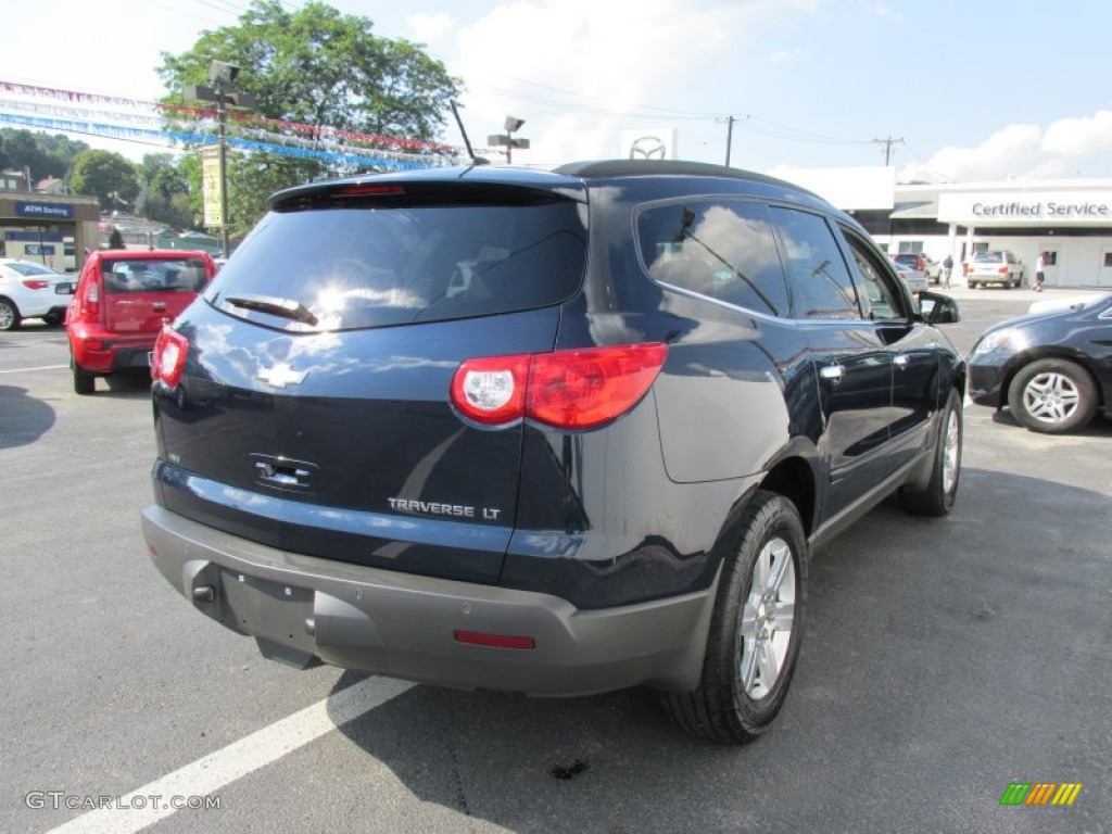 2010 Traverse LT AWD - Dark Blue Metallic / Ebony photo #7