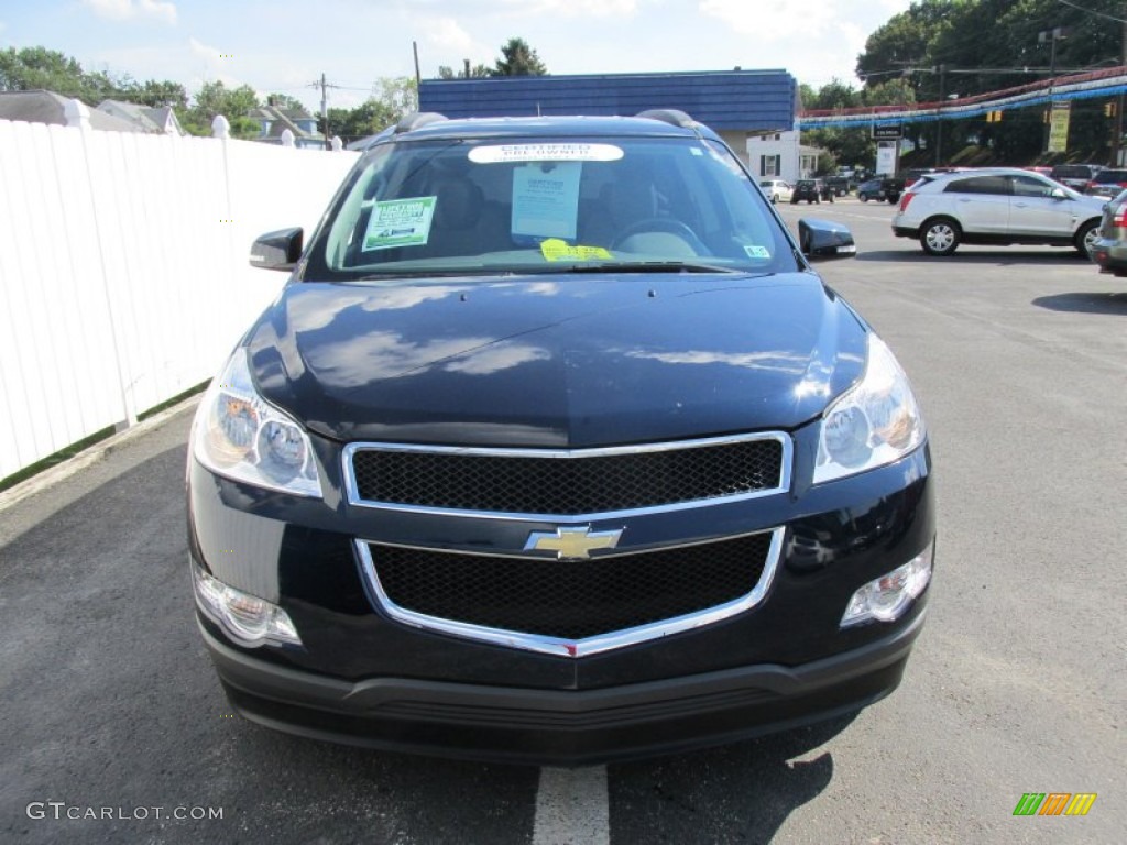 2010 Traverse LT AWD - Dark Blue Metallic / Ebony photo #9