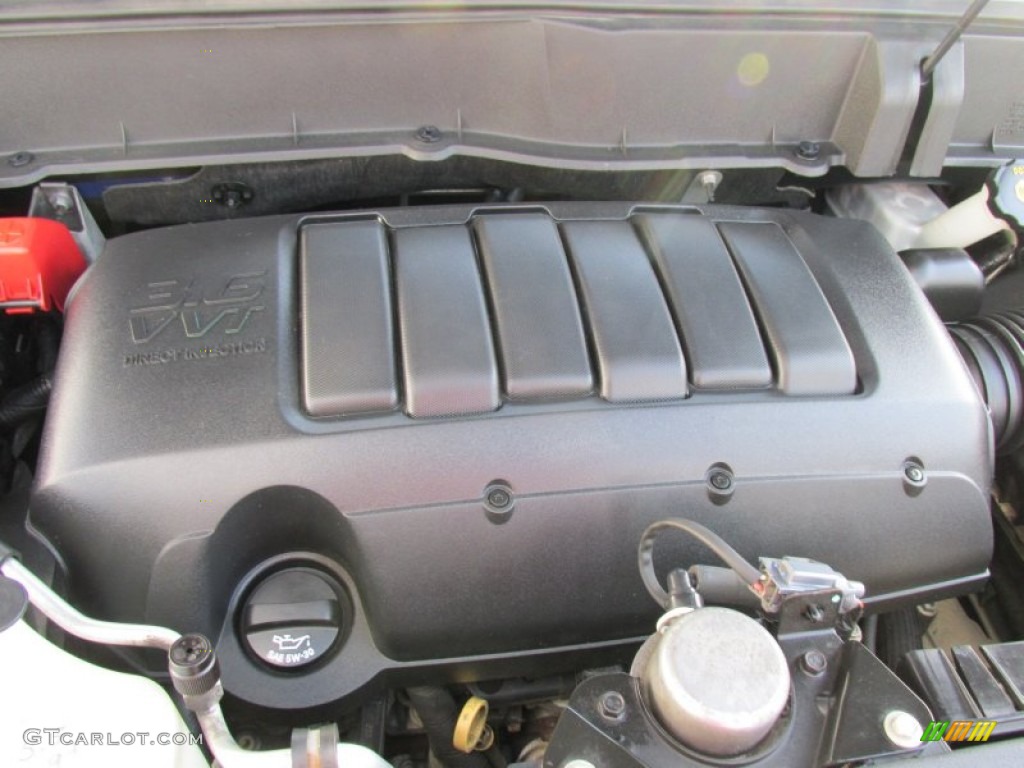 2010 Traverse LT AWD - Dark Blue Metallic / Ebony photo #11