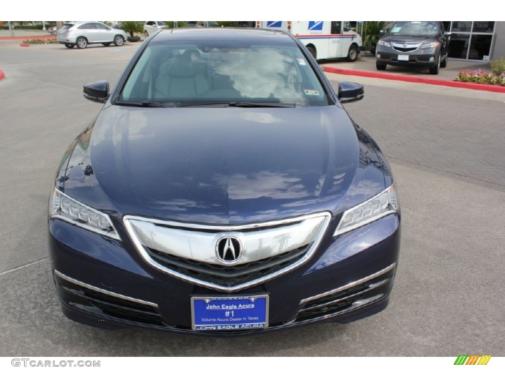 2015 TLX 3.5 Technology - Fathom Blue Pearl / Graystone photo #2