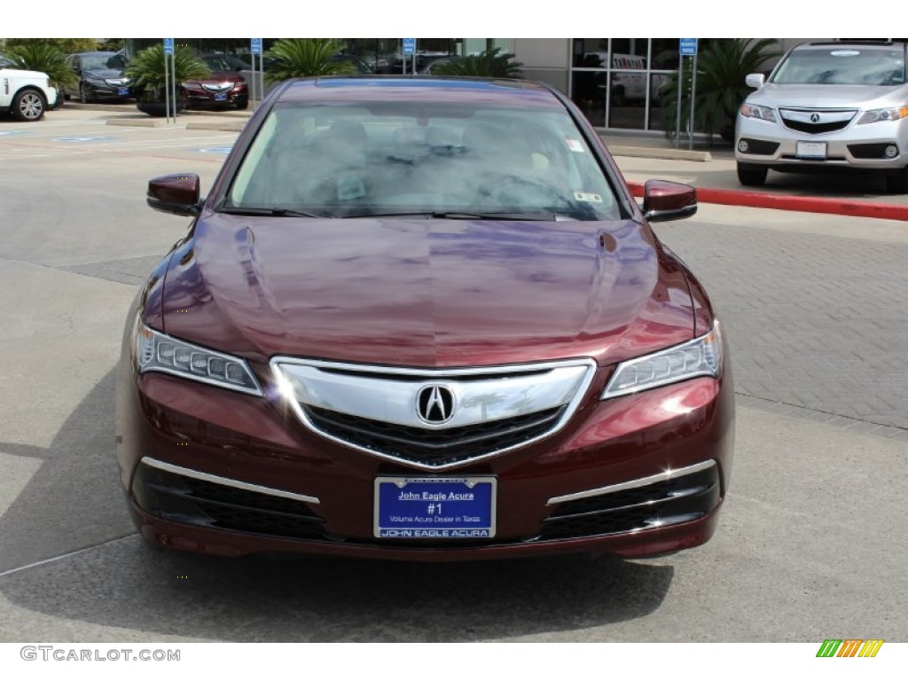 2015 TLX 3.5 - Basque Red Pearl II / Parchment photo #2