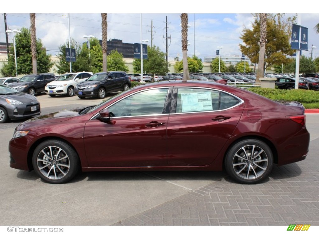 Basque Red Pearl II 2015 Acura TLX 3.5 Exterior Photo #96940057