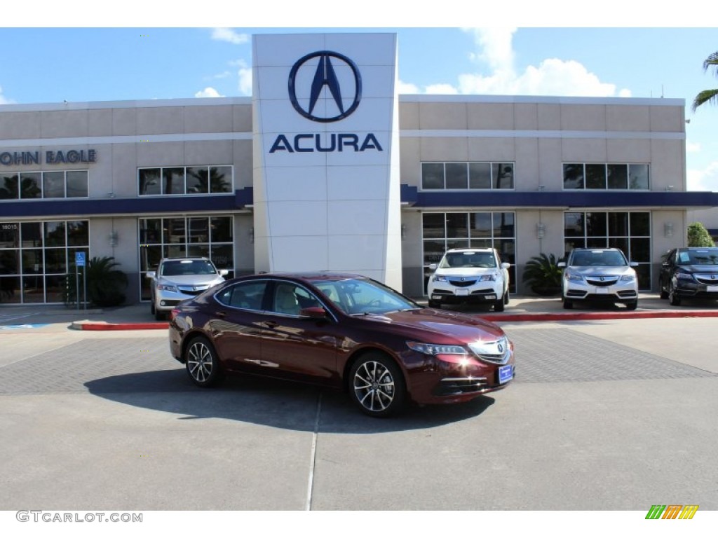 2015 TLX 3.5 - Basque Red Pearl II / Parchment photo #1