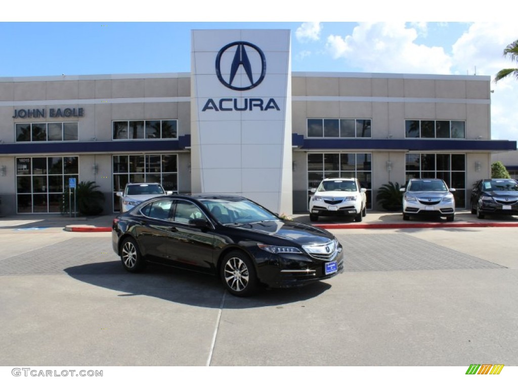 2015 TLX 2.4 Technology - Crystal Black Pearl / Graystone photo #1