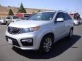 2012 Bright Silver Kia Sorento SX V6  photo #3