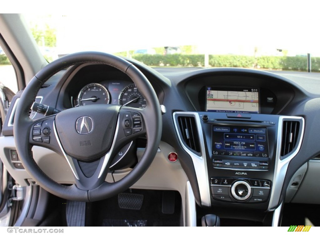 2015 Acura TLX 2.4 Technology Graystone Dashboard Photo #96942808