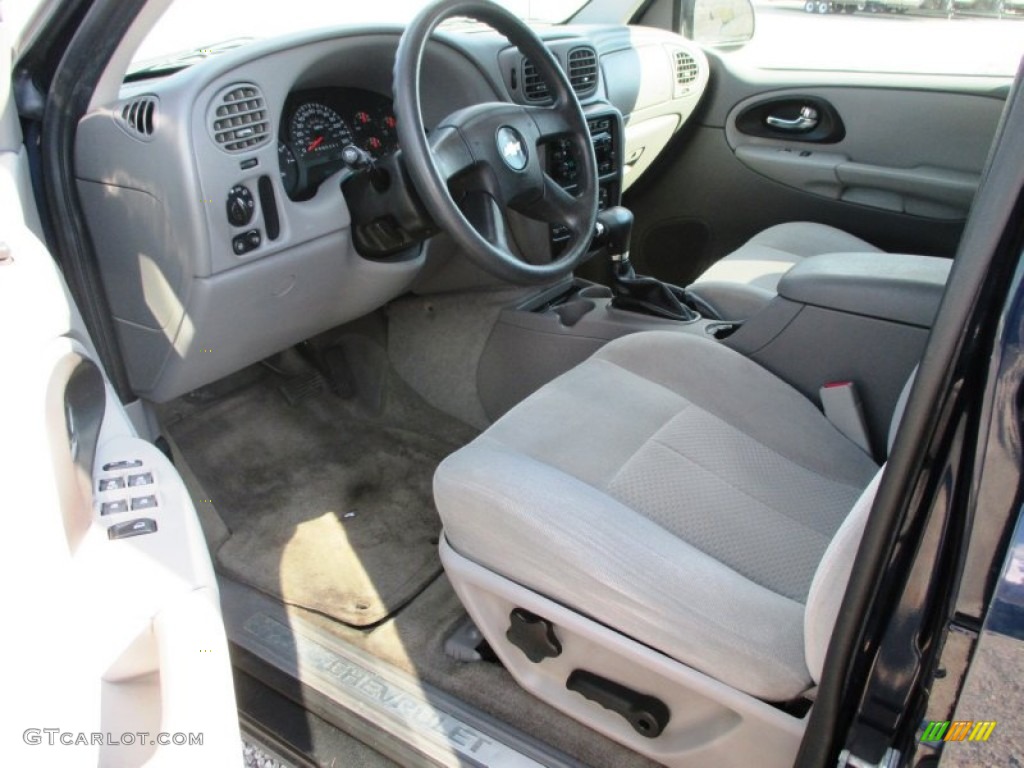 2007 TrailBlazer LS 4x4 - Imperial Blue Metallic / Light Gray photo #5