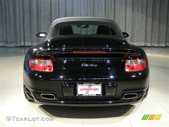 Black 2008 Porsche 911 Turbo Cabriolet Exterior Photo #96945