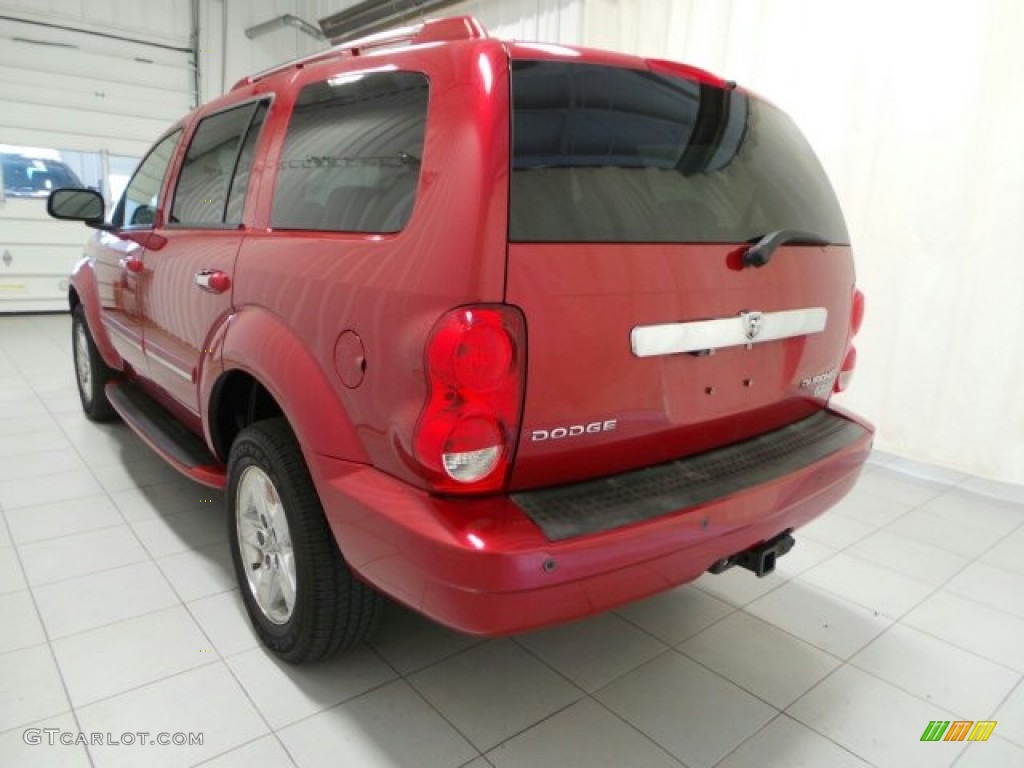 2009 Durango Limited Hybrid 4x4 - Inferno Red Crystal Pearl Coat / Dark Slate Gray/Light Slate Gray photo #4