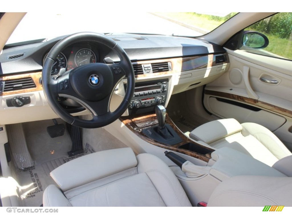 2008 3 Series 335i Coupe - Jet Black / Cream Beige photo #21