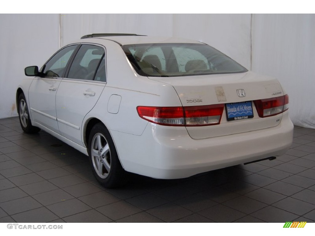 2004 Accord EX Sedan - Taffeta White / Ivory photo #8