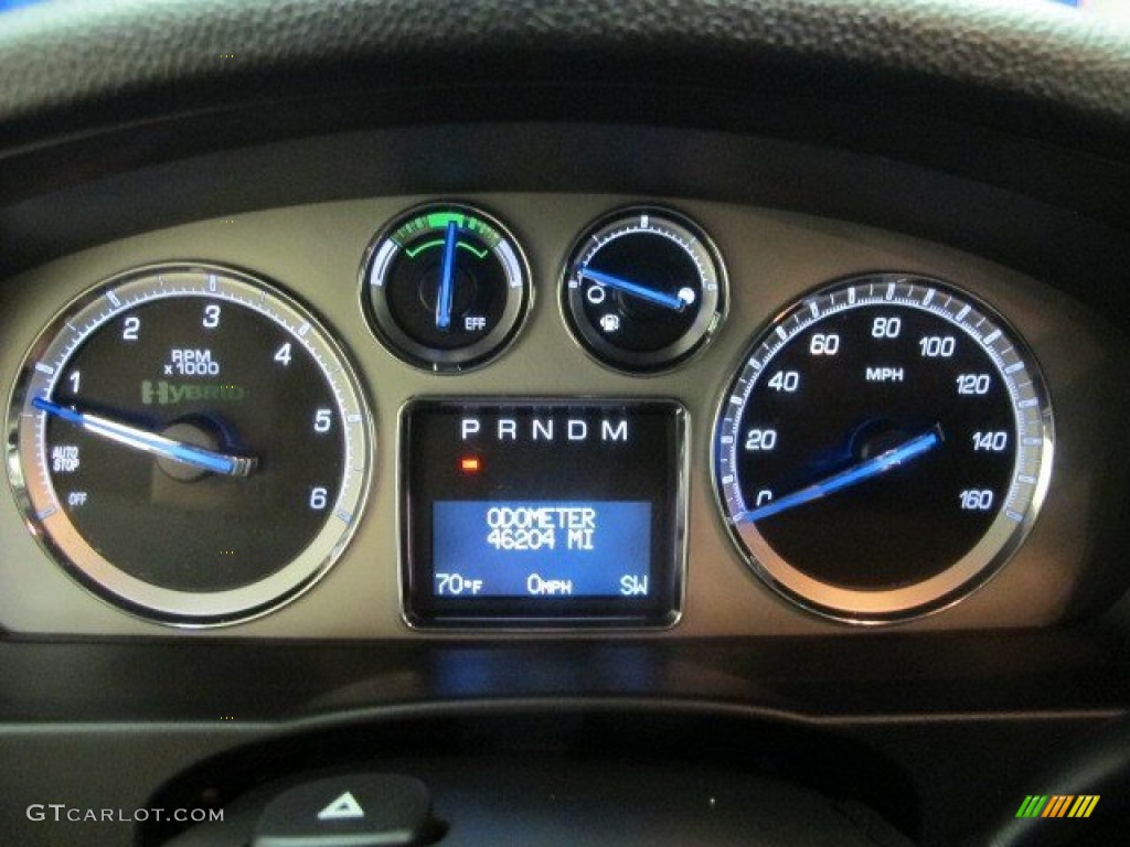 2009 Escalade Hybrid AWD - Quicksilver / Ebony/Ebony photo #28