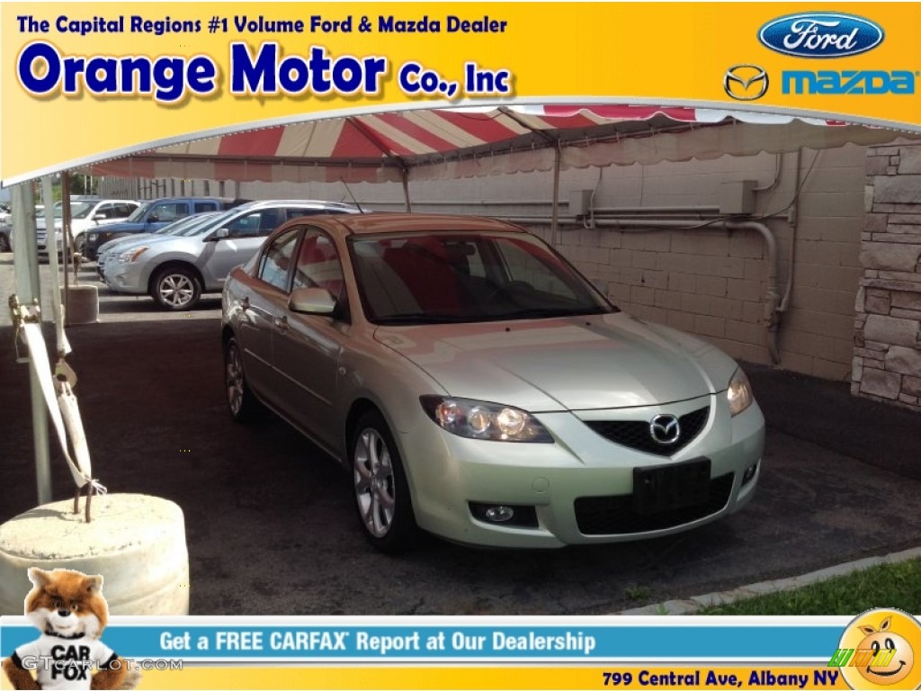 2008 MAZDA3 i Touring Sedan - Golden Sand Metallic / Black photo #1