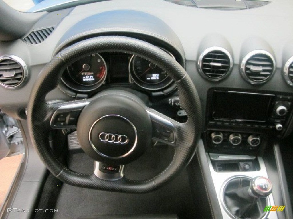 2012 Audi TT RS quattro Coupe Black Dashboard Photo #96947628