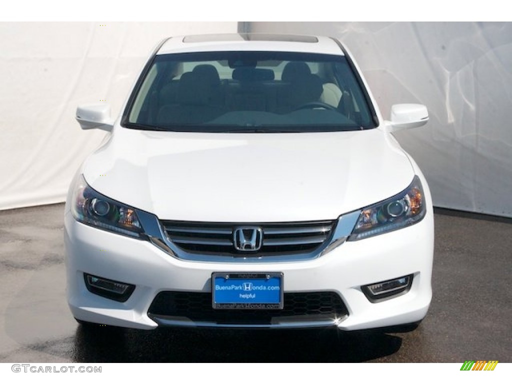 2015 Accord EX Sedan - White Orchid Pearl / Ivory photo #2
