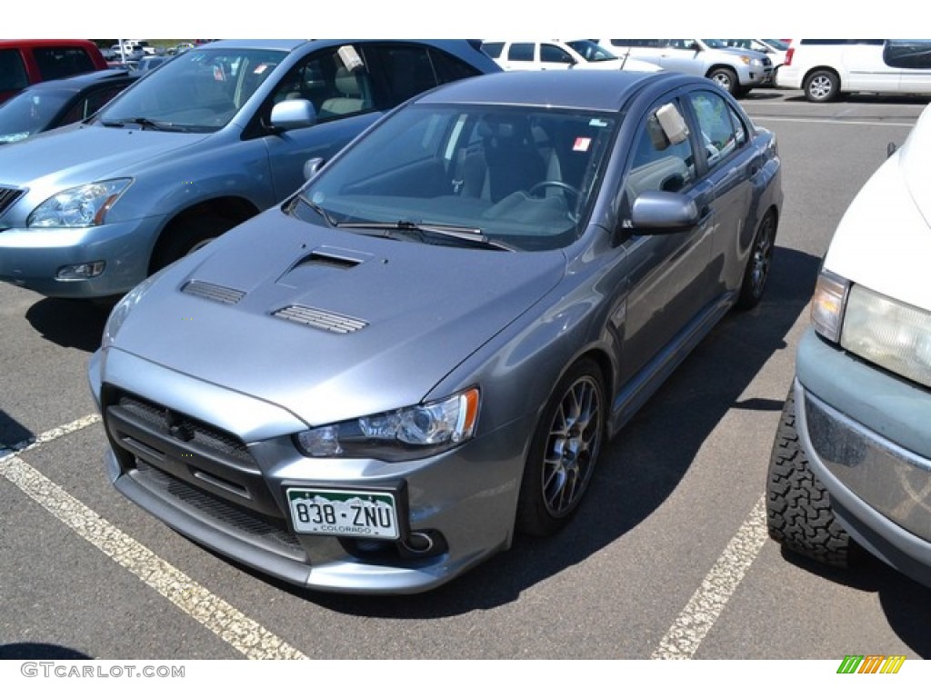 2014 Lancer Evolution MR - Mercury Gray / Black photo #4