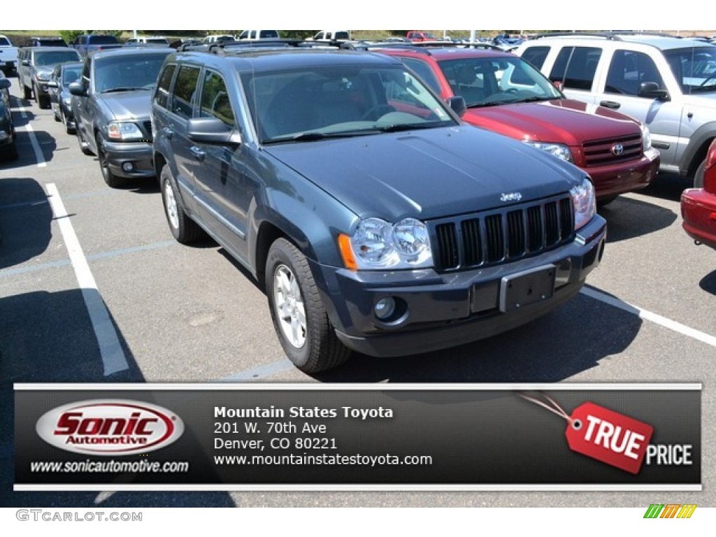 2007 Grand Cherokee Laredo 4x4 - Steel Blue Metallic / Medium Slate Gray photo #1