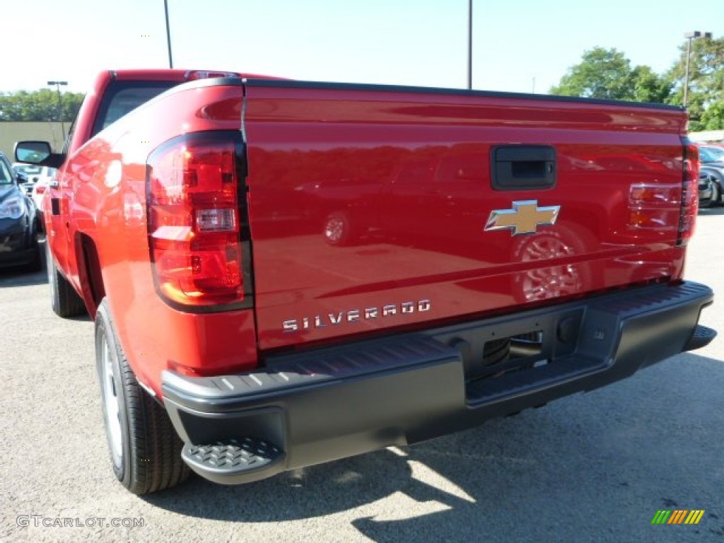 2014 Silverado 1500 WT Regular Cab - Victory Red / Jet Black/Dark Ash photo #3