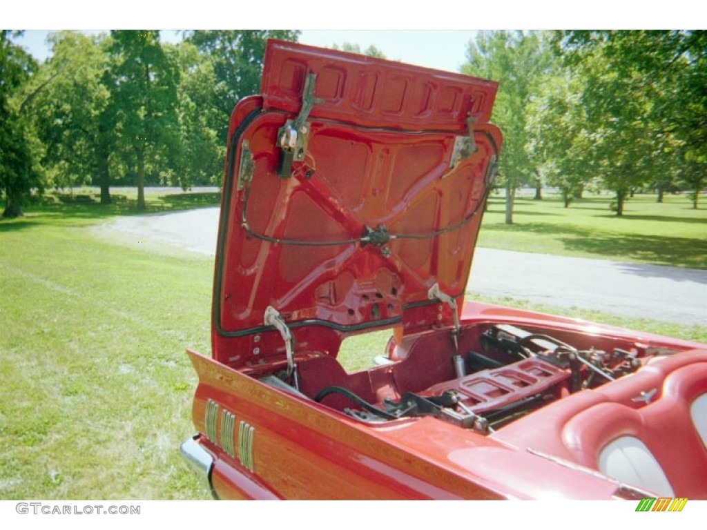 1960 Thunderbird Convertible - Monte Carlo Red / Red photo #13