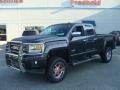 2014 Stealth Gray Metallic GMC Sierra 1500 SLT Double Cab 4x4  photo #3