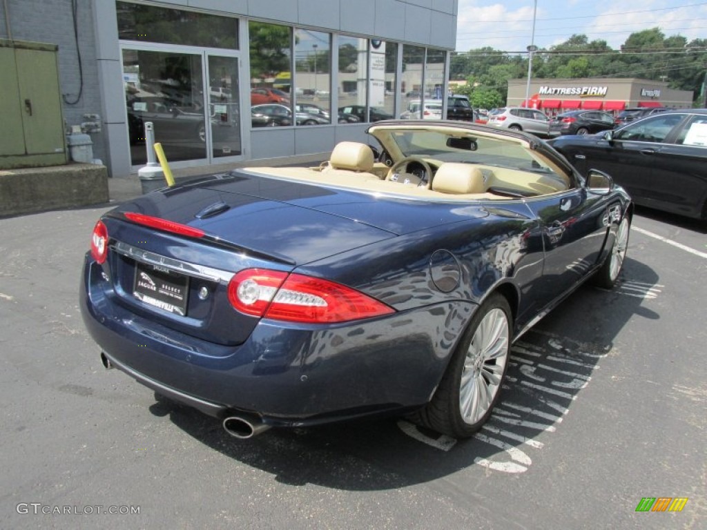 2011 XK XK Convertible - Indigo Metallic / Caramel/Caramel photo #6