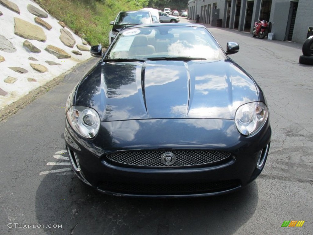 2011 XK XK Convertible - Indigo Metallic / Caramel/Caramel photo #8