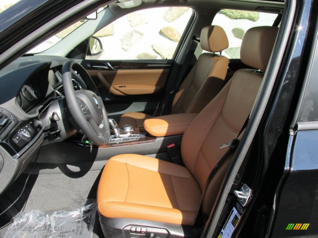 Saddle Brown Interior 2015 BMW X3 xDrive28i Photo #96961068