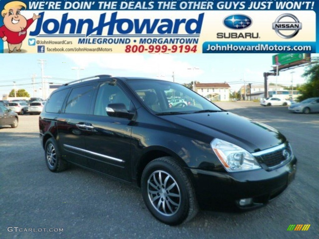 2012 Sedona EX - Midnight Black / Gray photo #1
