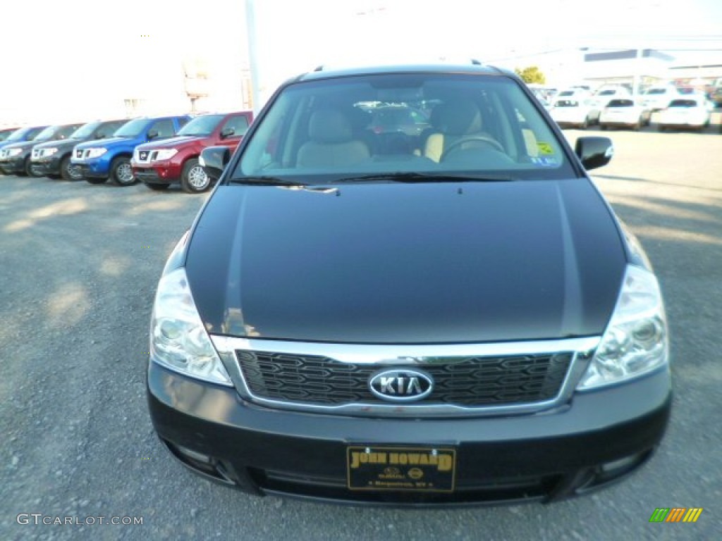 2012 Sedona EX - Midnight Black / Gray photo #2