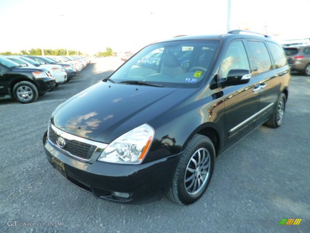 2012 Sedona EX - Midnight Black / Gray photo #3