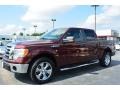 2010 Royal Red Metallic Ford F150 XLT SuperCrew  photo #3