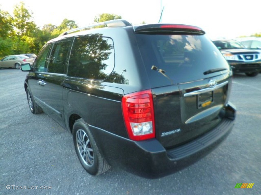 2012 Sedona EX - Midnight Black / Gray photo #9
