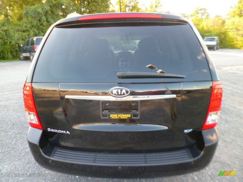 2012 Sedona EX - Midnight Black / Gray photo #10