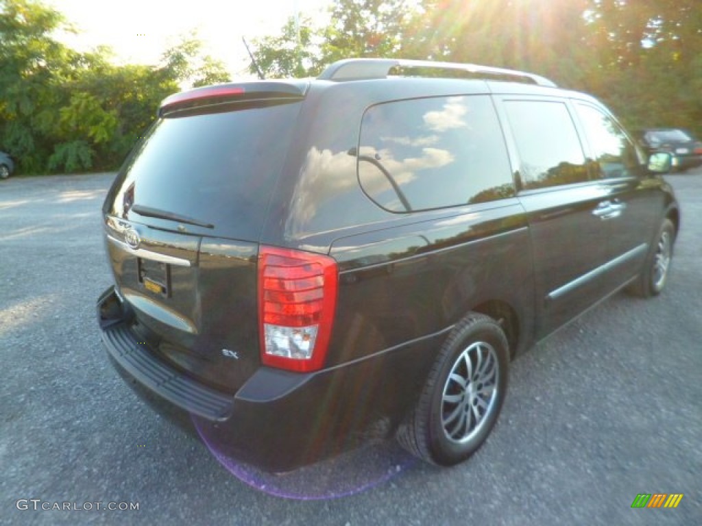 2012 Sedona EX - Midnight Black / Gray photo #11