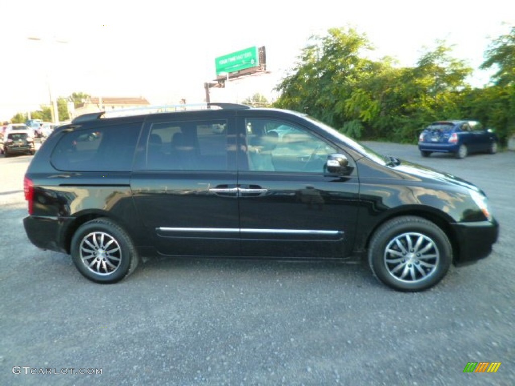 2012 Sedona EX - Midnight Black / Gray photo #12