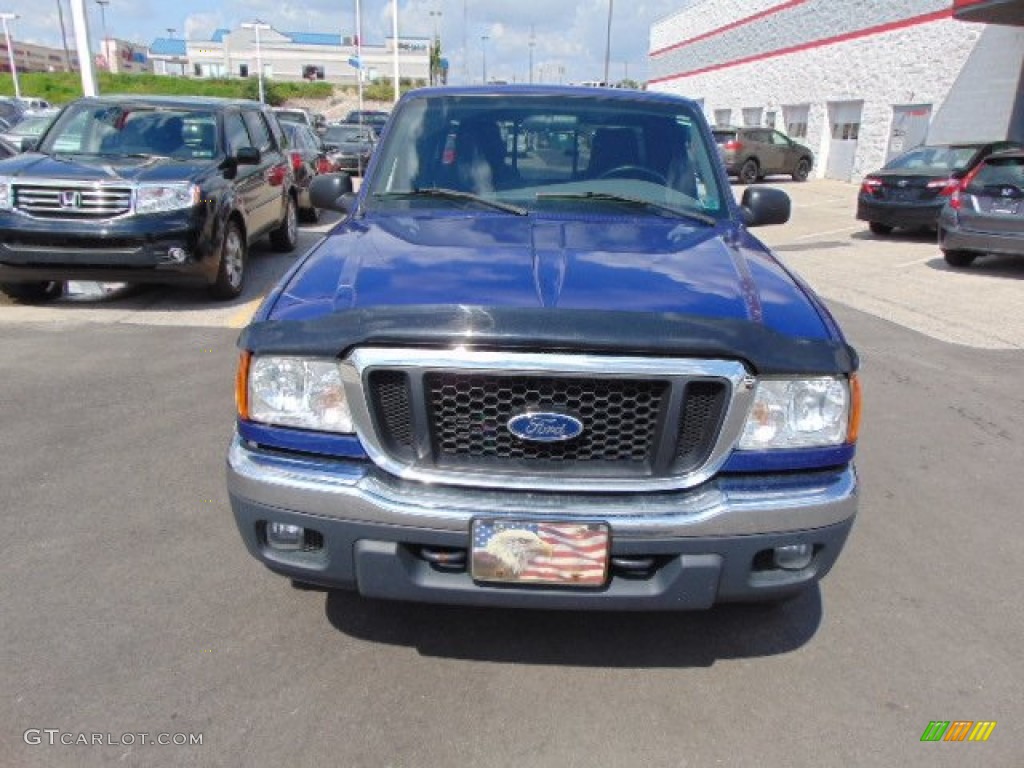 2005 Ranger FX4 Off-Road SuperCab 4x4 - Sonic Blue Metallic / Medium Dark Flint photo #4