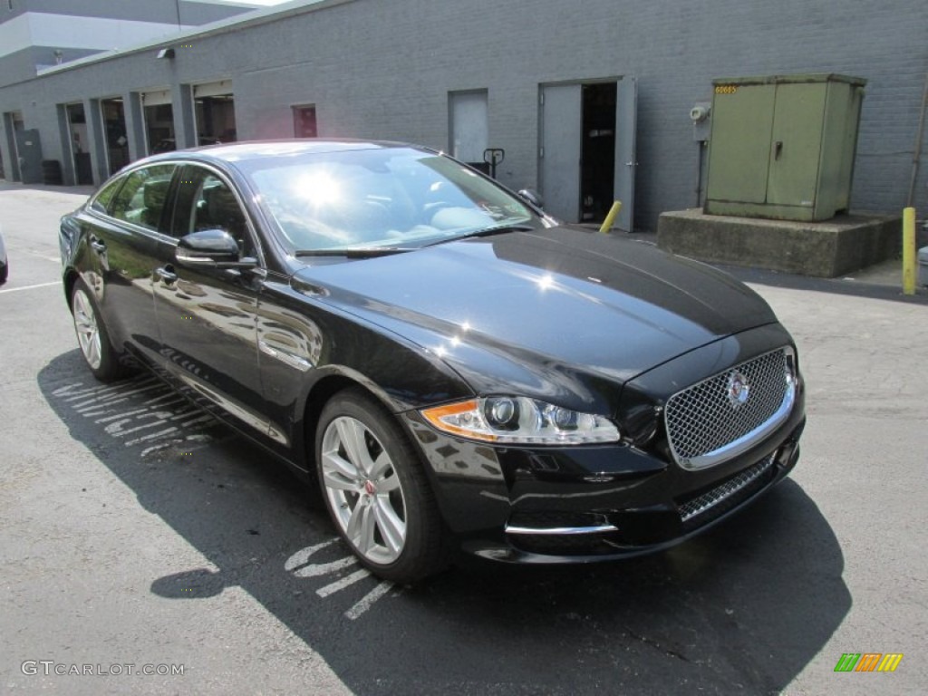 Ebony 2015 Jaguar XJ XJL Portfolio AWD Exterior Photo #96962451