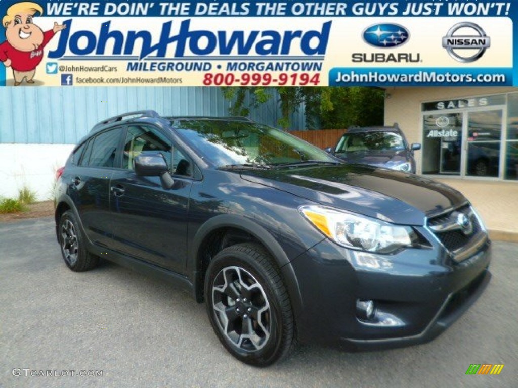 2014 XV Crosstrek 2.0i Premium - Dark Gray Metallic / Black photo #1