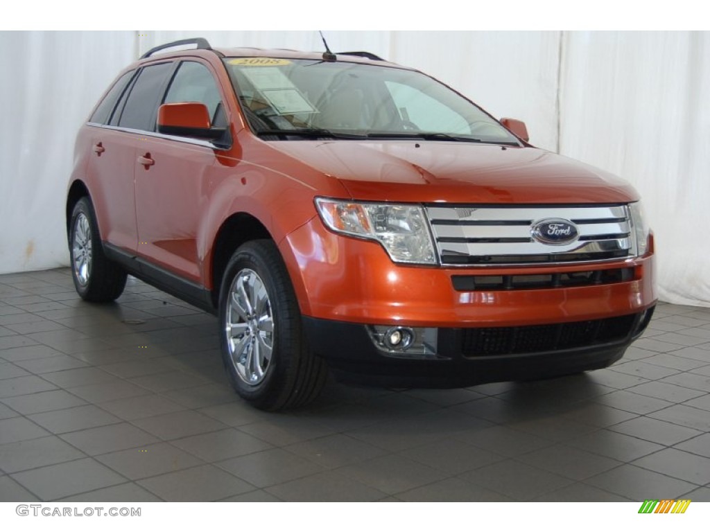 Blazing Copper Metallic Ford Edge