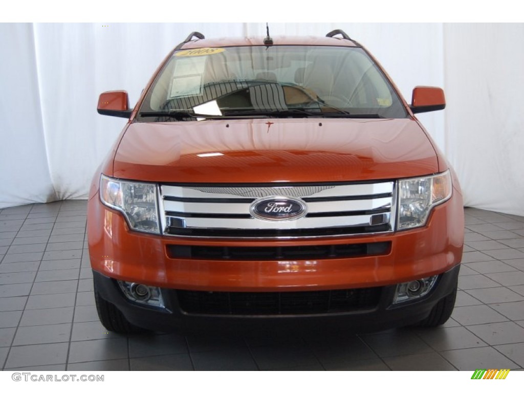 2008 Edge Limited - Blazing Copper Metallic / Camel photo #3