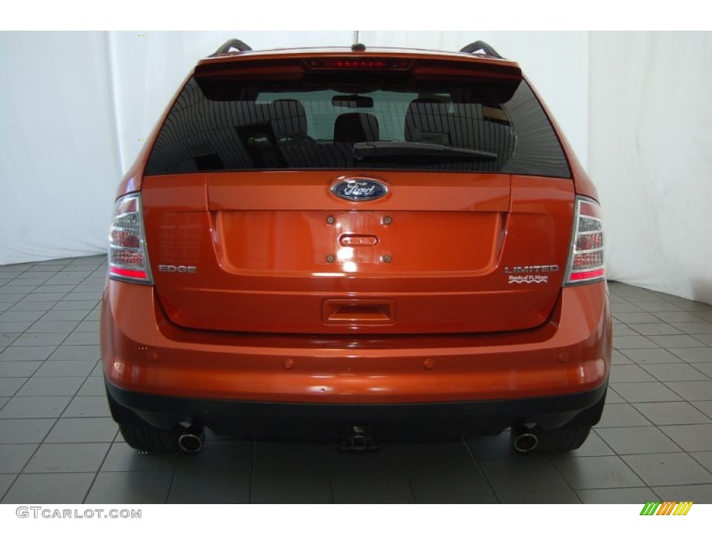 2008 Edge Limited - Blazing Copper Metallic / Camel photo #7
