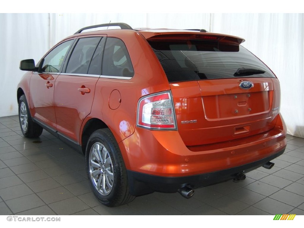 2008 Edge Limited - Blazing Copper Metallic / Camel photo #10