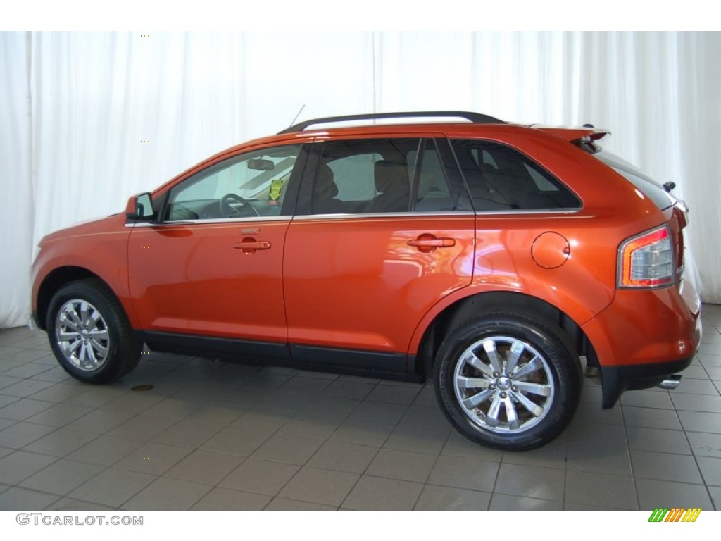 2008 Edge Limited - Blazing Copper Metallic / Camel photo #13